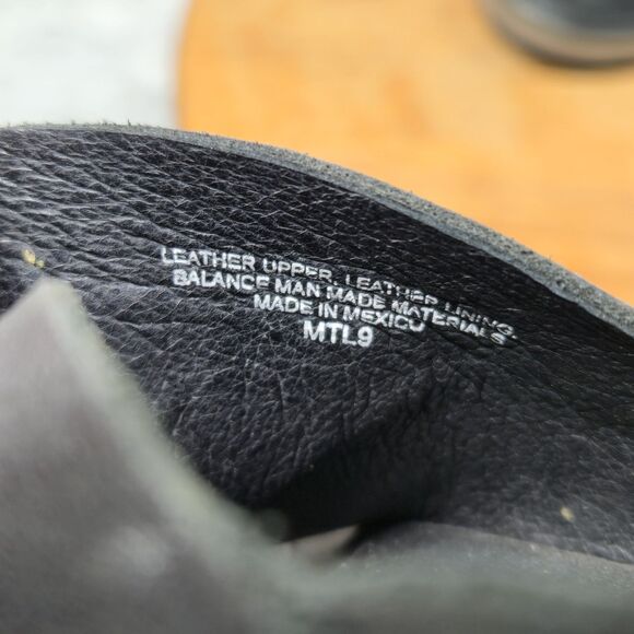 Born Kapri Womens Size 7 Black Leather Strappy Toe Wrap Wedge Sandals Winter DIS - Picture 7 of 7